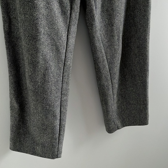 Aritzia Wilfred Tie-Front Wool Cashmere Blend High Waisted Trouser Pants 2 - Picture 6 of 13